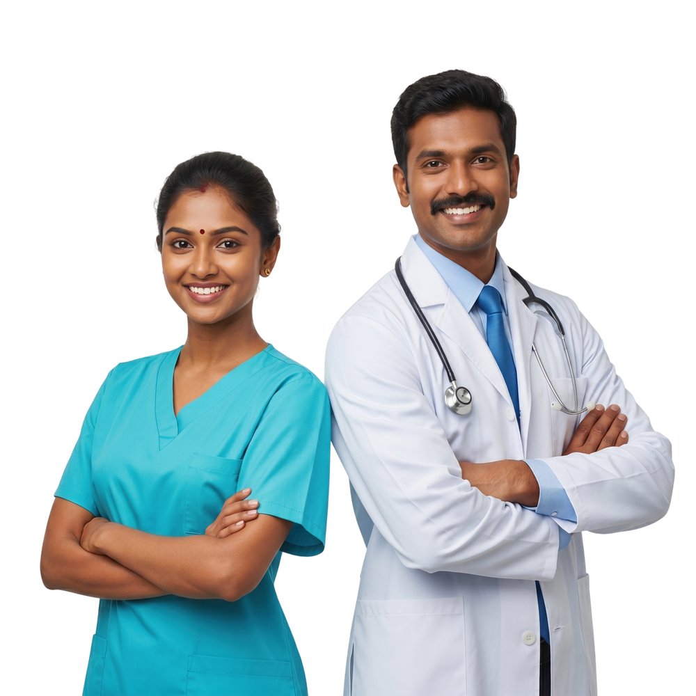 Vedhik Healthcare doctor and nurse